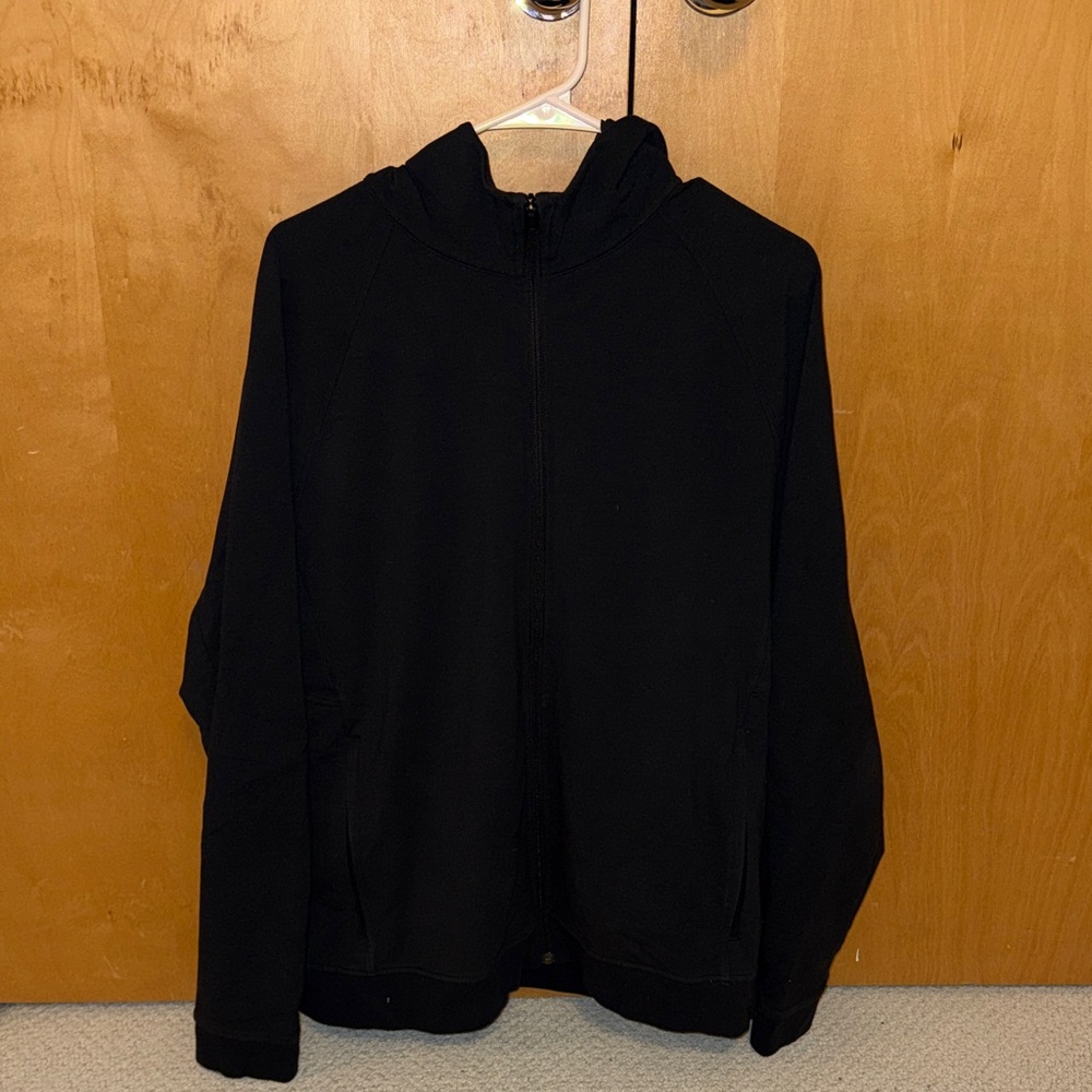 Lululemon full zip black hoodie